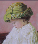 Oil on board, 10" x 10" unframed, 14 "x 14" framed    300