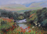 Oil on board, 14"x18" unframed, 21"x25" framed    550