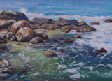Oil on Canvas, 10" x 20" unframed, 17" x 27" framed   380