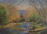 Oil on Board, 12" x 16" unframed, 17" x 21" framed    380