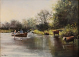 Oil on Board, 12"x16" unframed, 19"x23" framed               380