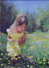 Oil on Canvas , 12" x 10" unframed, 18" x 16" framed   280